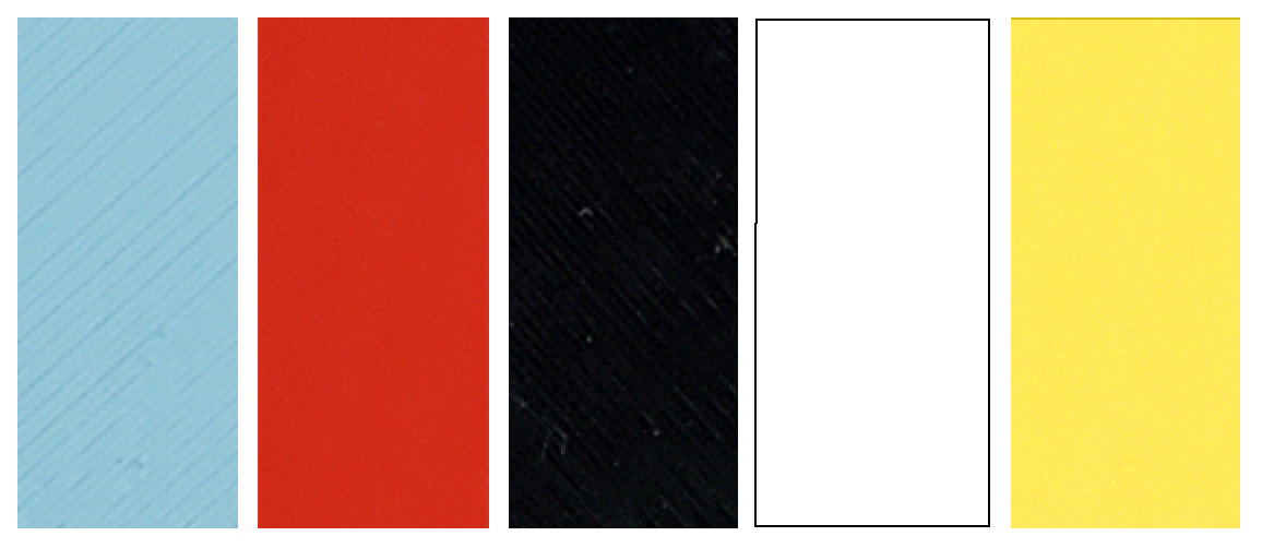 Colors available for train car